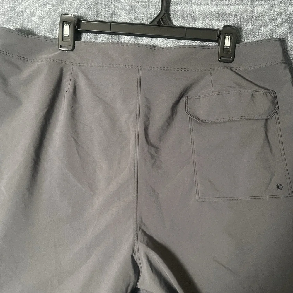Patagonia FCD Surfboards 25 Years Board Shorts Mens 38 Gray Stretch Swim Trunks